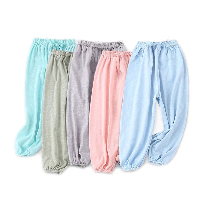 Летние штаны для малышей хлопковые блумеры мальчиков и девочек брюки с рисунком