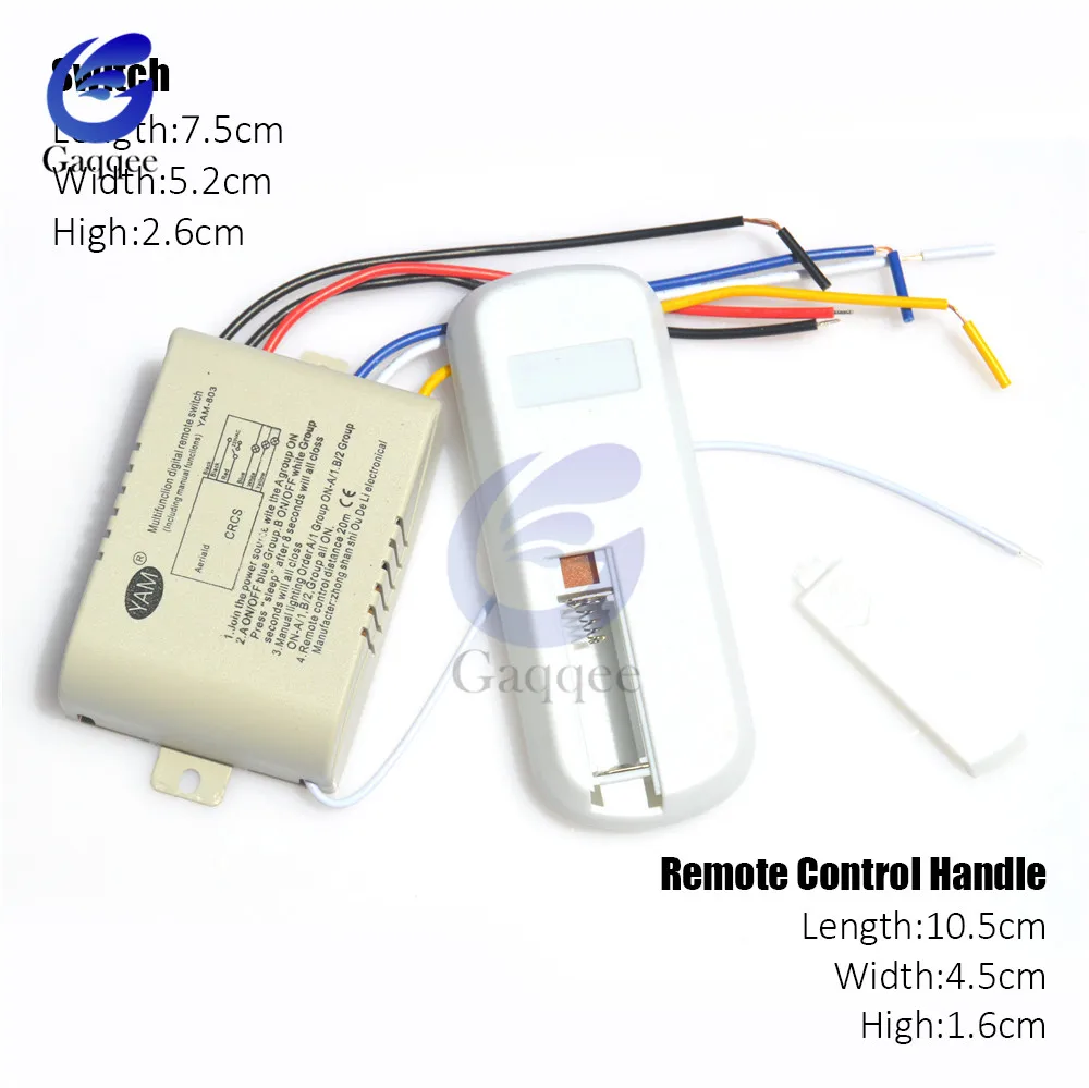 Беспроводной Выключатель с дистанционным управлением ВКЛ./ВЫКЛ. 220 В цифровой