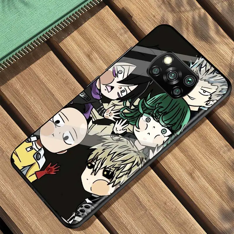 

One Punch Man For Xiaomi Redmi K30 K30S Mi 10T Lite Pro Poco X3 NFC X2 M3 M2 F2 Pro C3 F1 Soft Black Phone Case