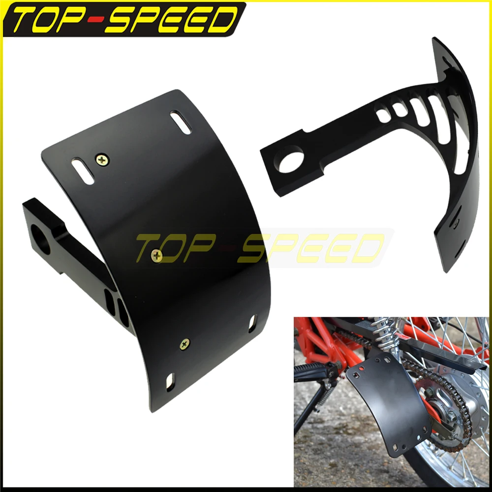 

Черное Боковое крепление задний номерной знак держатель кронштейна для Kawasaki ZX-12R 2000-2005 Φ 2006-2014 ZX6RR 1998-2005