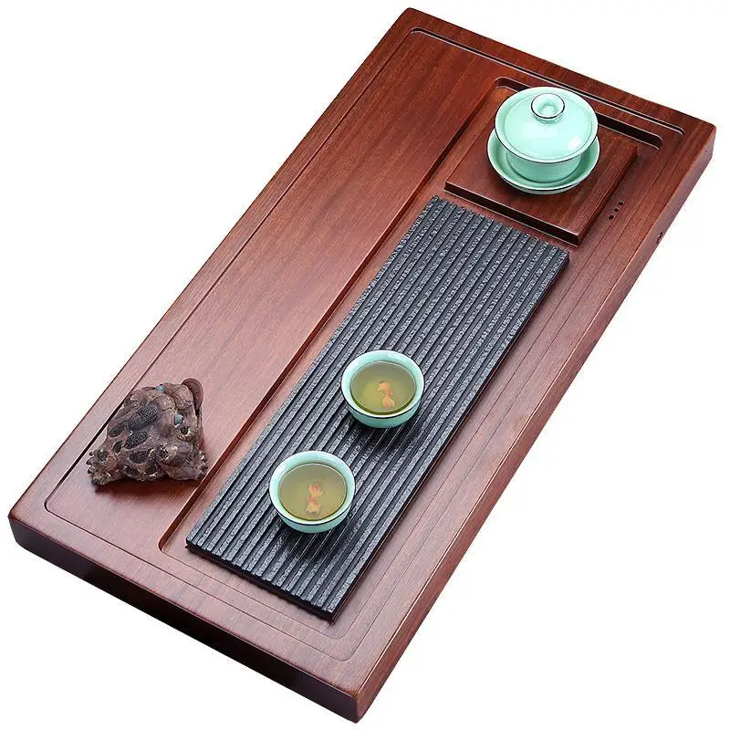 Puer Keukenhulpjes Ceremony Set De Te Chino China High Board Vassoio Da Portata Serving Holder Chinese Kung Fu Tea Tray | Дом и сад