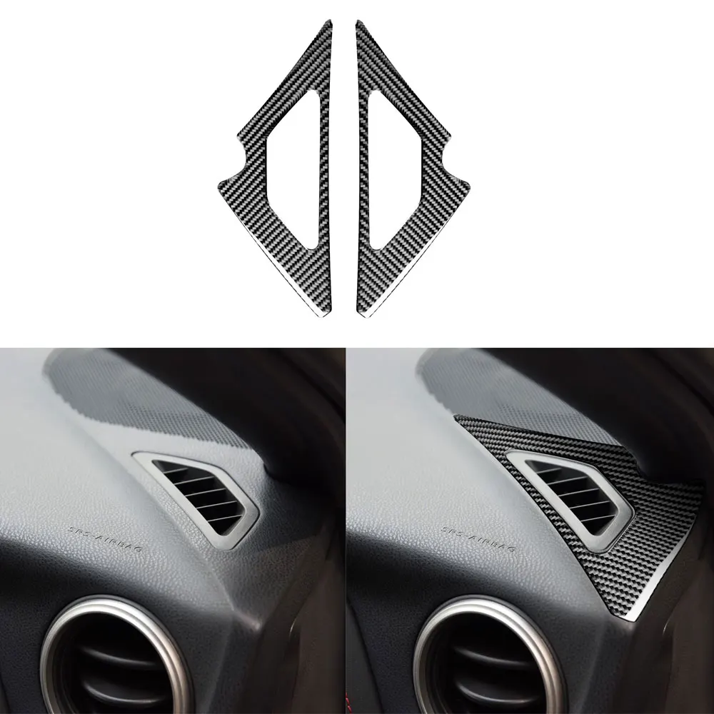 

Carbon Fiber Air Vent Panel Trim Cover Sticker for Toyota 86 Subaru BRZ 2016-20