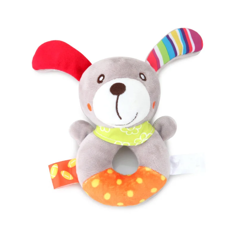 style 2 dog С милым принтом кролика игрушки для малышей, новорожденных погремушка мобильный Развивающие игрушки для мальчиков и девочек мягкая плюшевая игрушка с музыкальным младенческой малыша кровать игрушки - Цвет: style 2 dog