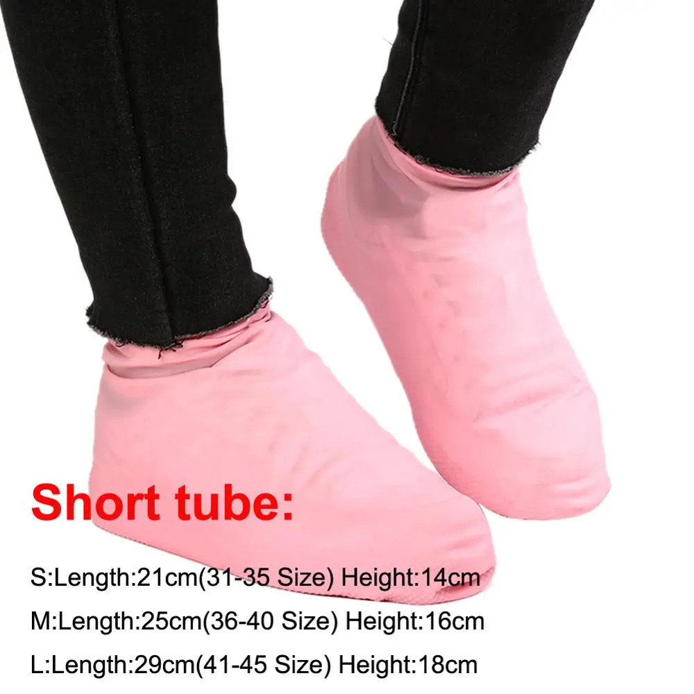 B3 Latex shoes cover Водонепроницаемая обувь дождевик противоскользящие многоразовые силиконовые стельки обувь ботинки скользкая уличная походная обувь для рыбалки - Цвет: B3 Latex shoes cover
