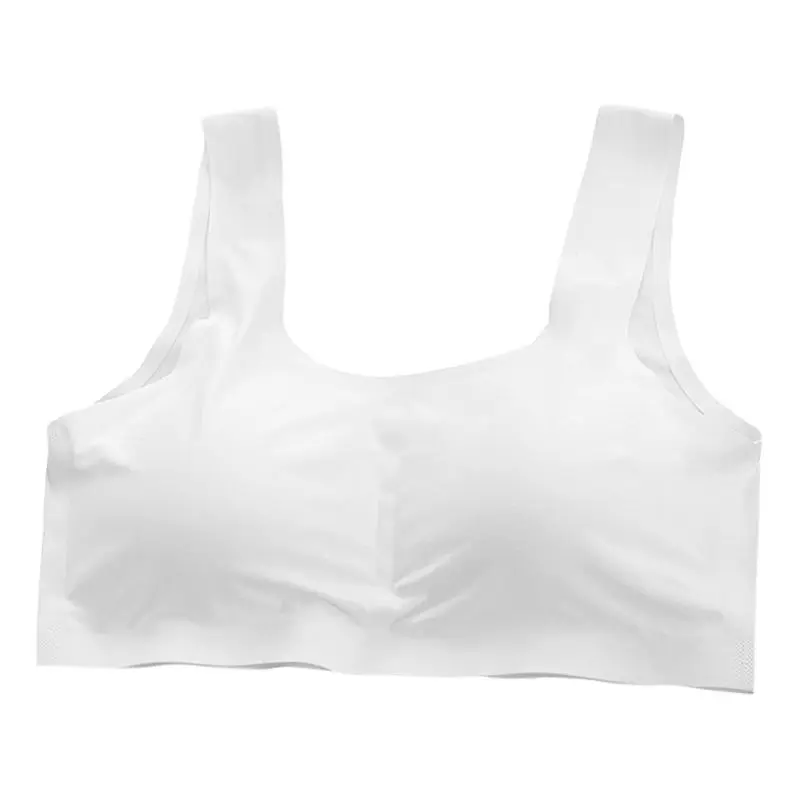 

Women Seamless Ice Silk Bra Underwear Push Up Padded Wirefree Vest Brassiere 83XF