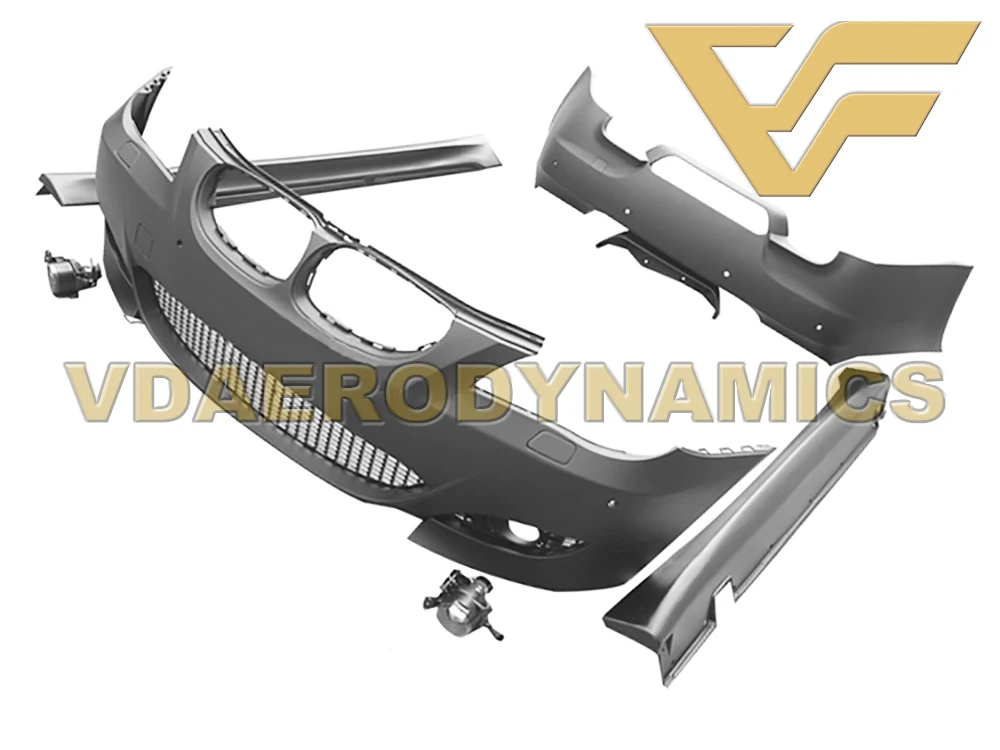 Комплект с полным корпусом для BMW E60 5 Series 520i 523i 525i 530i 535d 540i 545i 550i VAD боковые юбки