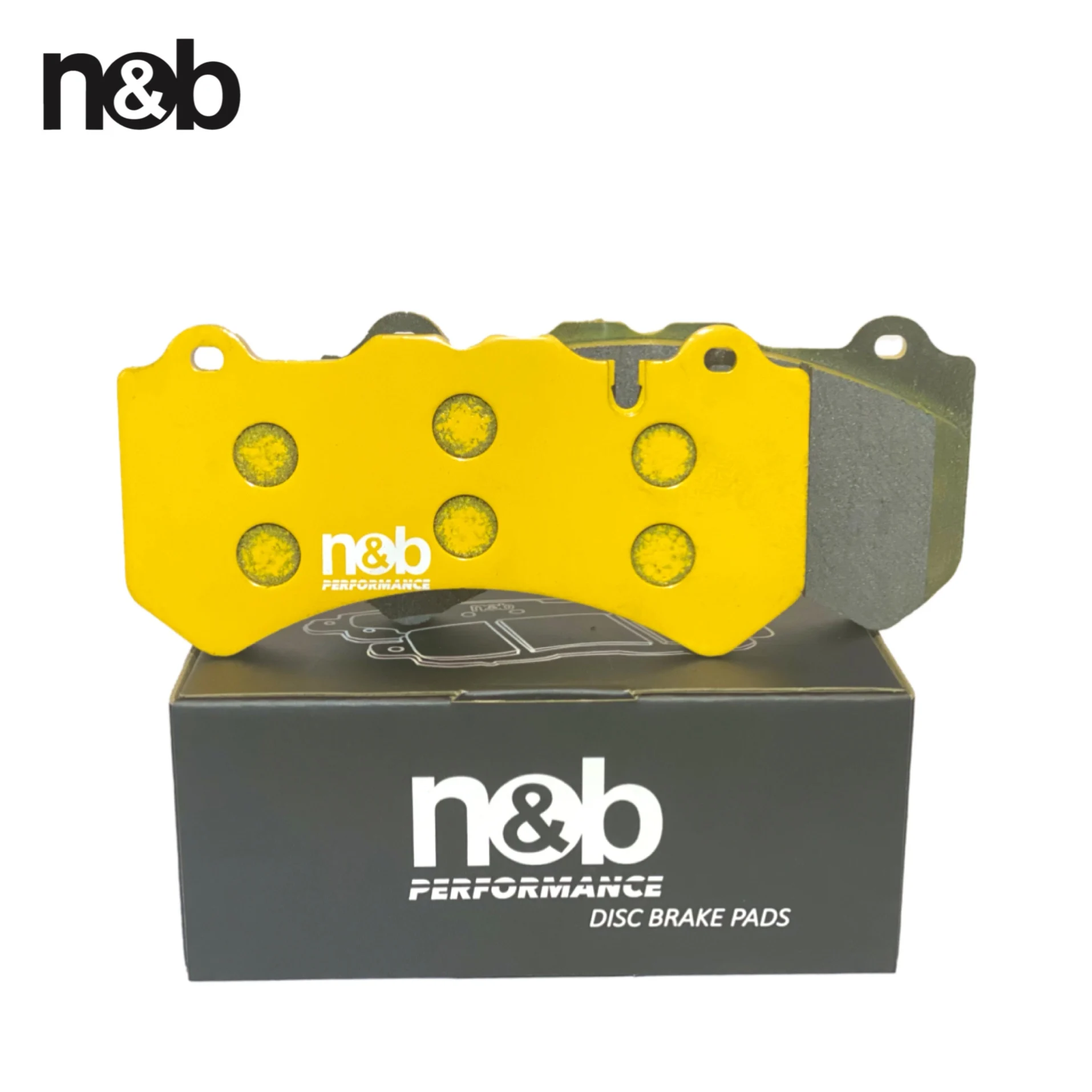 

n&b Performance Racing Ceramic Front Brake Pads for Nissan GTR (R35) Cadillac CTS V Chevrolet Camaro ZL1