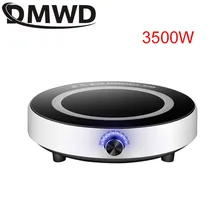 DMWD 가정용 전기 유도 조리기, 3500W 원형 스마트 열판, 창의적인 정밀 제어 조리기, 호브 쿡탑 플레이트, 핫 포트