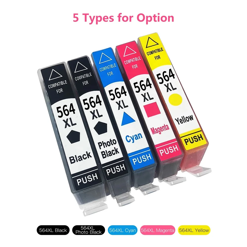 

Compatible Ink Cartridge Replacement for HP564XL 564 XL For HP Photosmart B8550 C6324 C6340 C310a C410 5510 5520 6510 7520