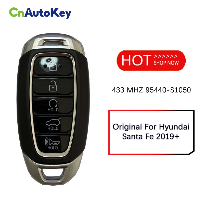 

CN020168 Part Number 95440-S1050 Keyless Go For Hyundai Santa Fe 2019+ Smart Key 5 Buttons 433MHz
