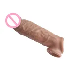 насадка на членмногоразовый презерватив Презервативы с рукавом пениса многоразовые насадки на пенис расширитель рукав интимные товары для мужчин Ультратонкий презерватив Задержка эякуляции для пениса Увеличить мужчин t