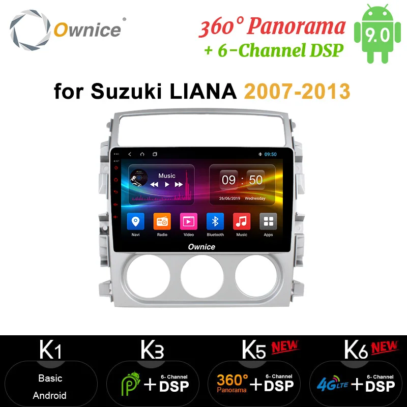Ownice Octa Core 4G 64G 9 ''Android 10 Автомобильный dvd стерео плеер carplay радио 360 панорамный
