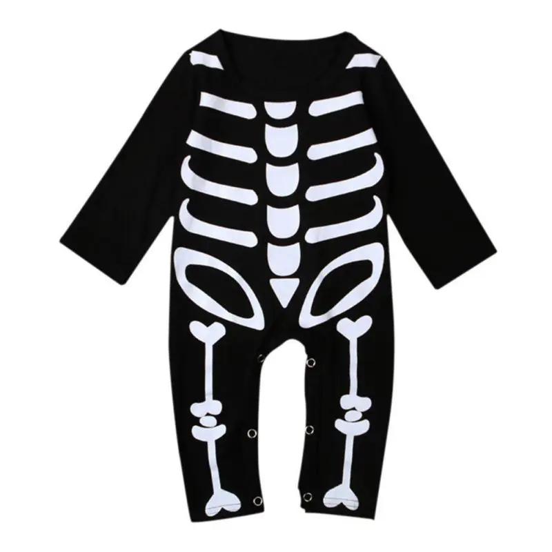

Halloween Baby Boy Girl Kid Romper Infant Cool Cotton Festival Long Sheeve Jumpsuit Costumes