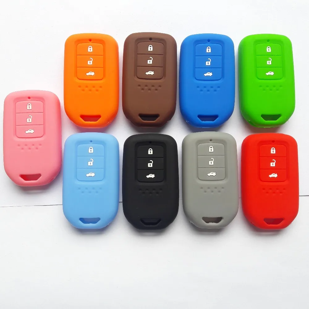 30 шт. силиконовый резиновый держатель для ключа чехол КРЫШКА ДЛЯ Honda 2018 AMAZE CITY JAZZ