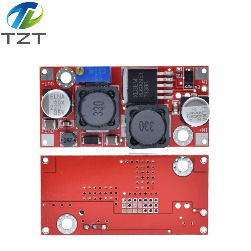 Boost бак DC регулируемый шаг вверх вниз конвертер XL6009 Питание модуль 20 Вт