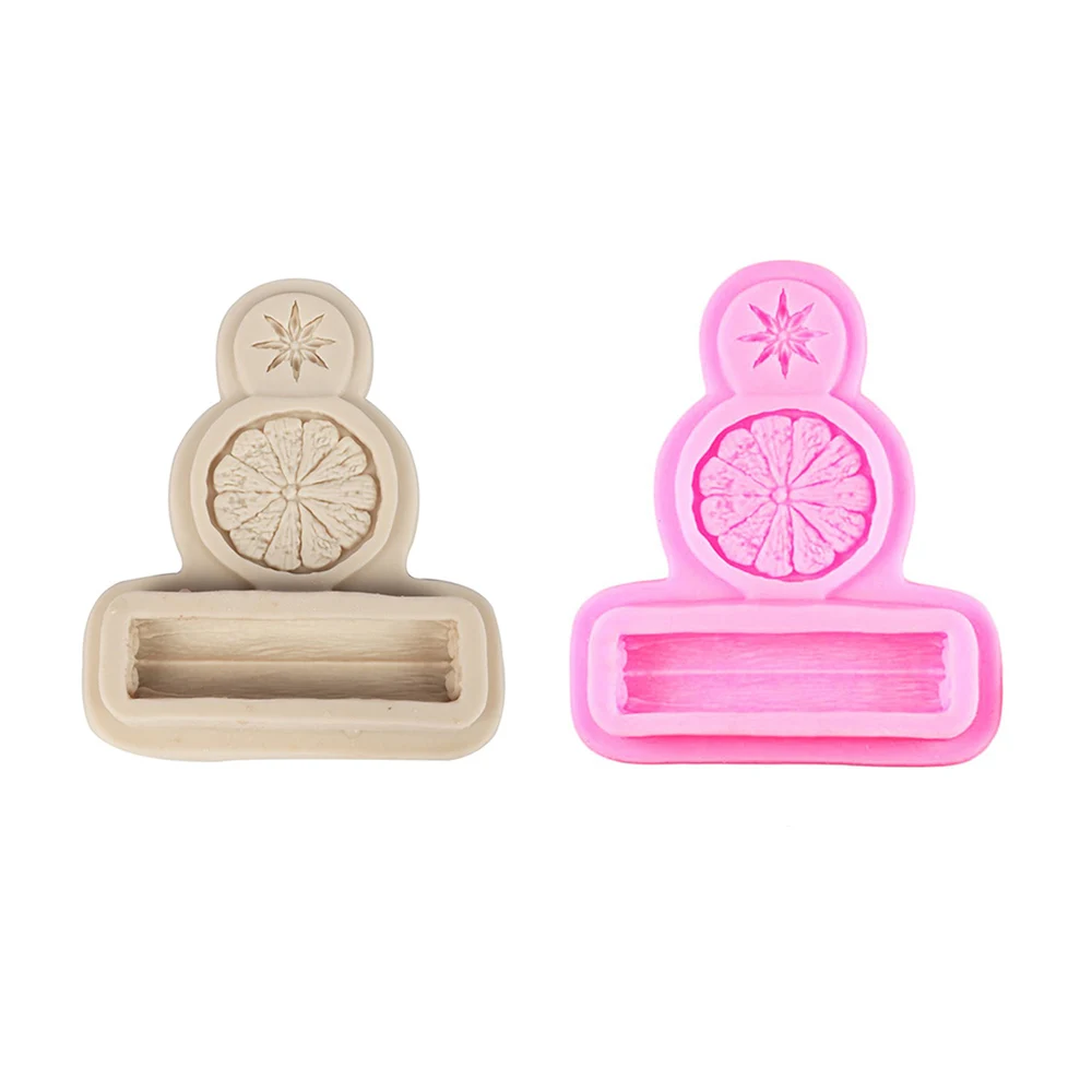 

Silicone Star Anise Lemon Tangerine Peel Molds Kitchen Accessaries Chocolate Fondant Wedding Cake Mould Decor Baking Tool