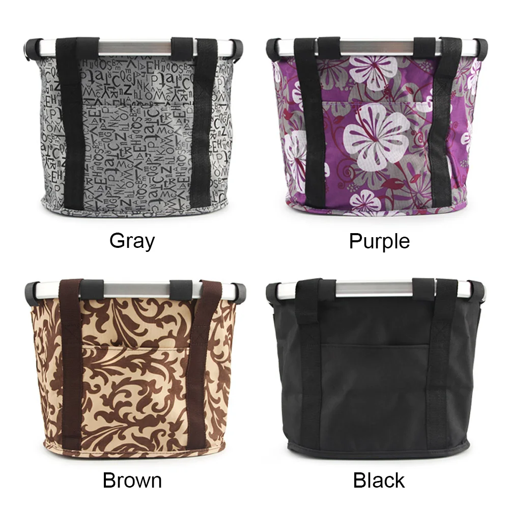 

Bicycle Basket Handlebar Pannier Cycling Carrying Holder Mountain Bike Riding Pouch Cycle Biking Front Bag Bike Basket