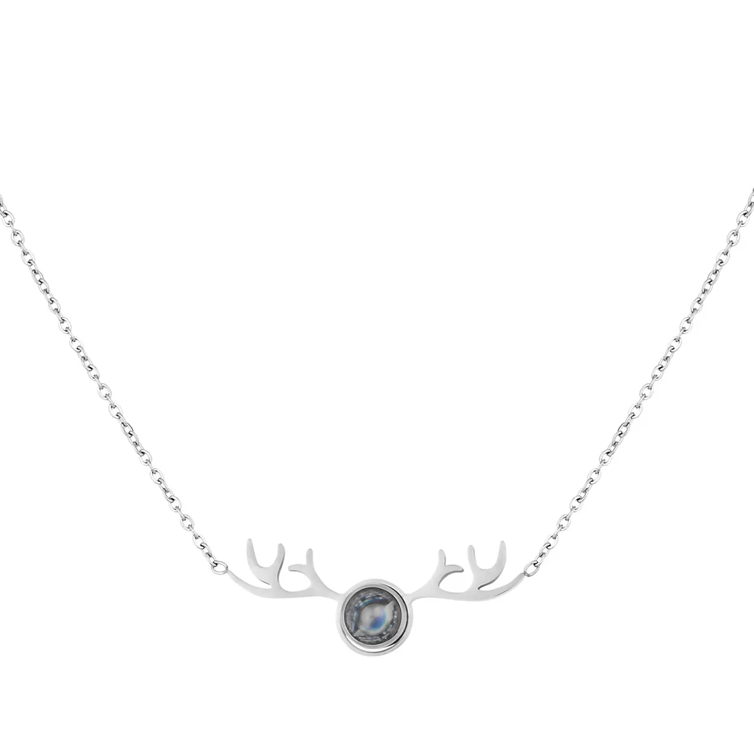 

Parigi PRGJEL1100 Women Necklace Valentine's Day Gift Steel Metallic Gray Birthday Gift for Womens Mothers Day Gift