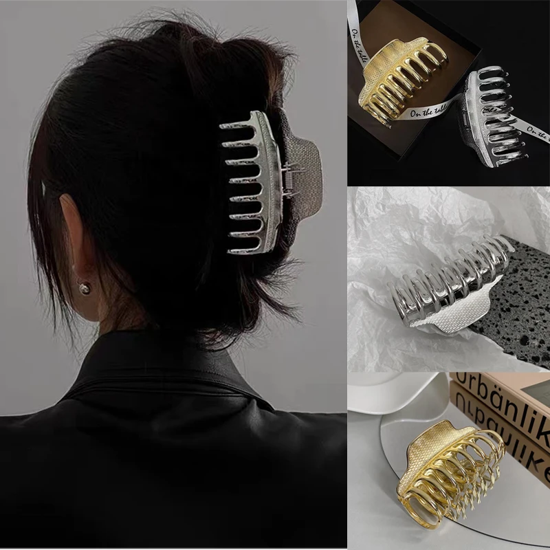 

CYGJFC Woman Metal Hair Claw Girls Big Barrettes Hairgrip Women Hair Accessories Lady Hairpins Hair Clips Headwear Hair Crab