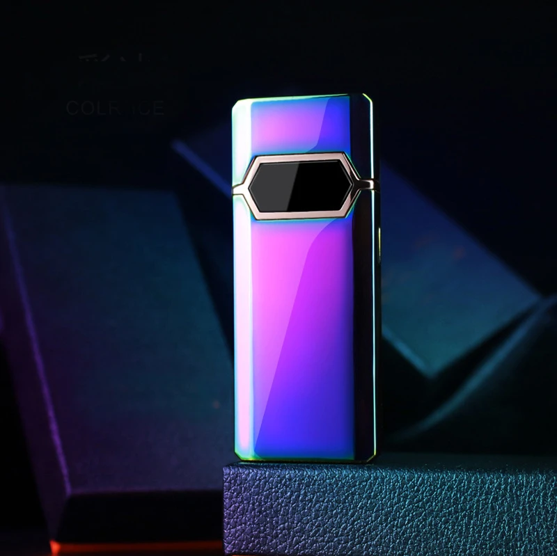 New Double Plasma Arc Lighter Windproof Electronic USB Recharge Cigarette Smoking Electric Light for Men | Дом и сад