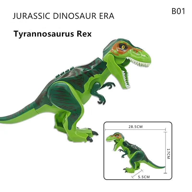 Новинка парк и мир Юрского периода детские игрушки Динозавры 28 см совместимые