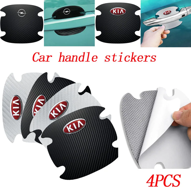 4X высокого качества новые автомобильные дверные ручки защитная пленка стикер