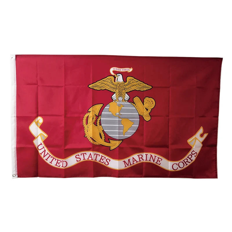Лидер продаж флаг морской пехоты США 3x5 футов летающая баннерная декорация