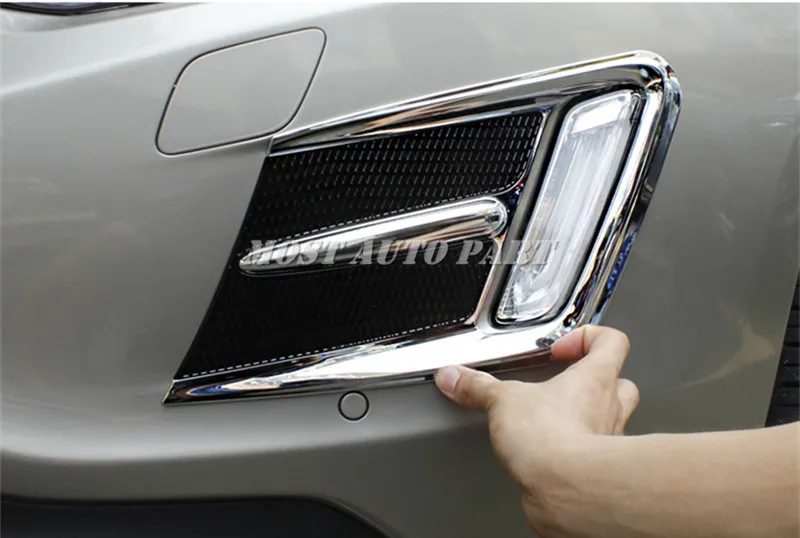 Передний бампер ABS решетка противотумансветильник обшивка 2 шт. для VOLVO XC60 2014 2016