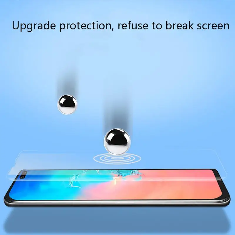 Прозрачное изогнутое жидкое ультрафиолет закаленное стекло для samsung Galaxy Note 10 Pro 8 9 S10 S8 S9 Plus S10E S7 edge защита экрана