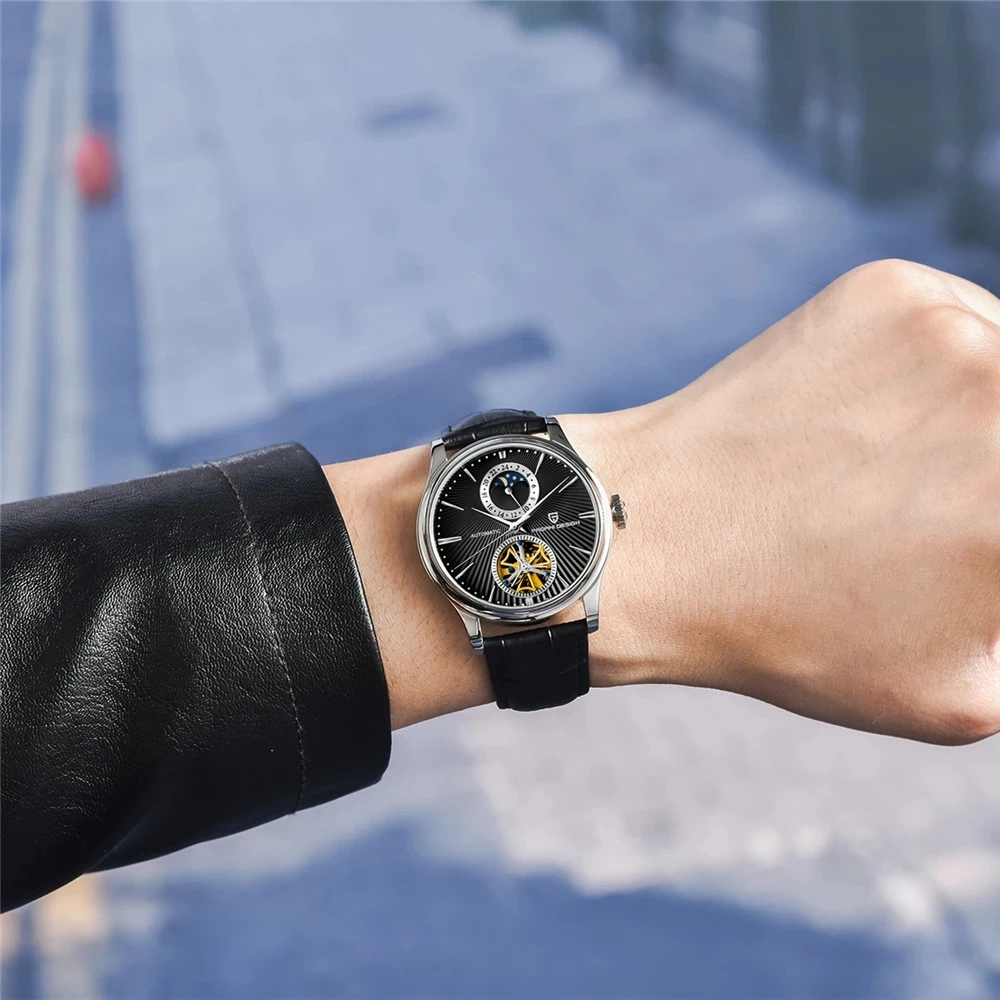 

PAGANI DESIGN Automatic Mechanical Watch Men's Top Luxury Brand Men's Watches Fashion Leather Wristband Waterproof Wristwatches