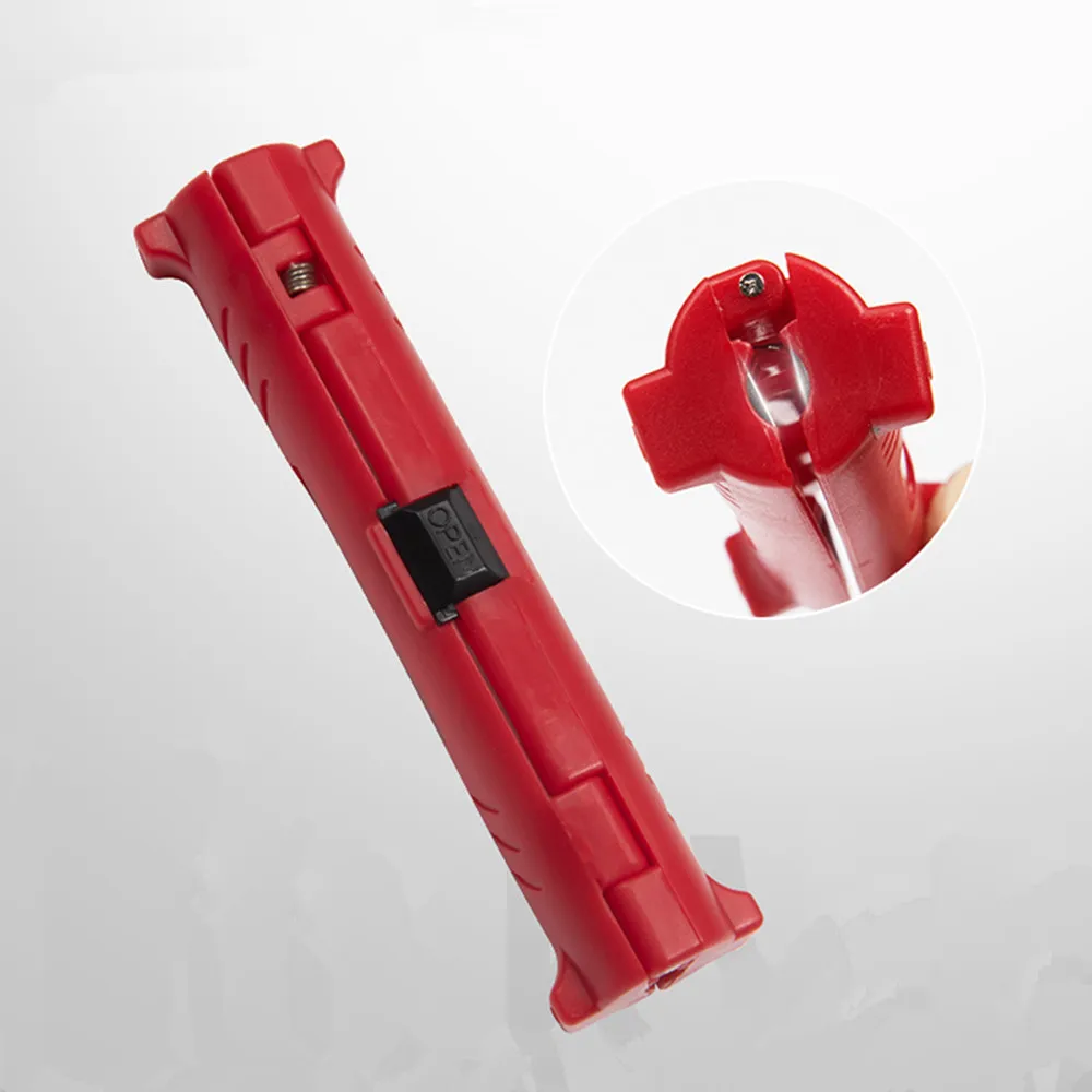 1PC Cable Stripper For Network Ethernet Coaxial USB Insulation Jacket Electrical Wires Stripping Tool Plier Blades On Both Ends |