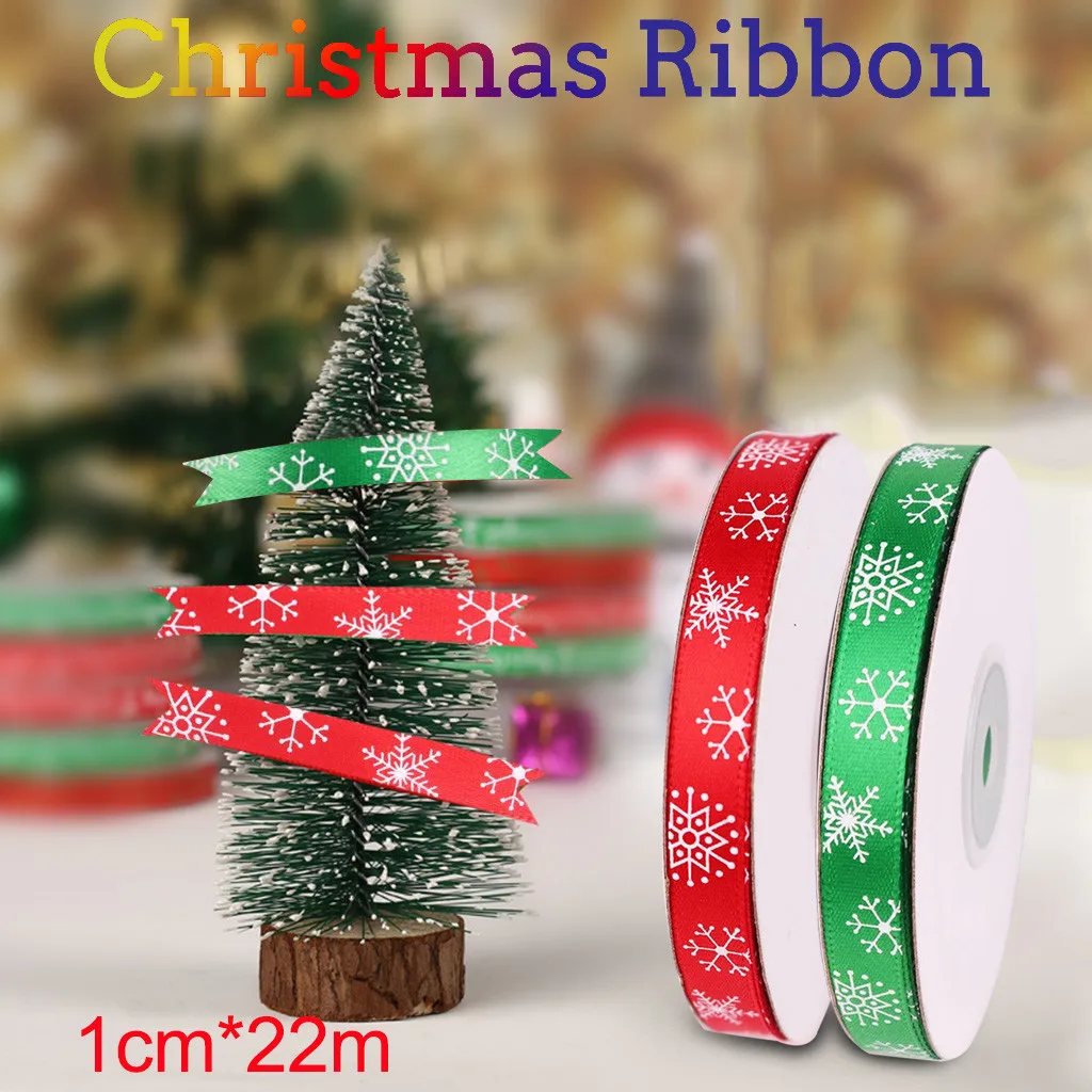 25YD рождественские позолоченные ленты Свадебные праздничные вечерние украшения