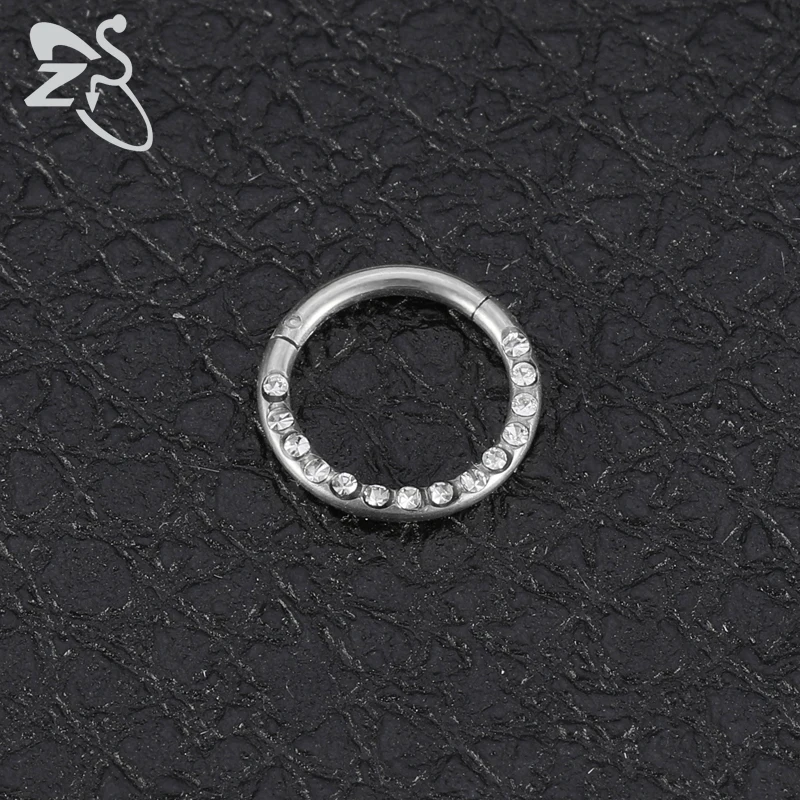 

ZS 1PC Brass Septum Piercings 20G Nariz Piercings Nose Rings Daith Piercings Nariz Earrings Conch Rook Piercings Body Jewelry