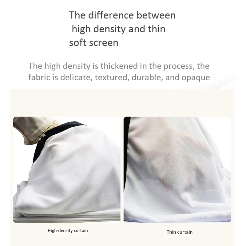 

16:9 Portable High-Density Folding Soft Screen Non-Perforated Projector Screen