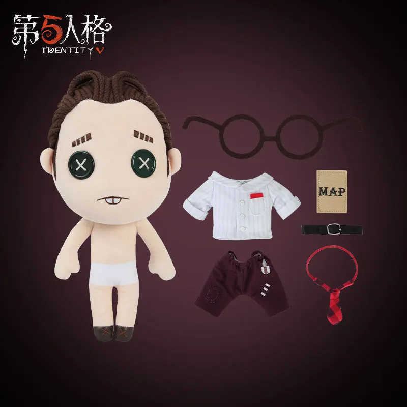 

Official Game Identity V Lawyer Freddy Riley Stuffed Plush Toy Doll Cosplay Dress Up Stuffed Change Suit Set Gift