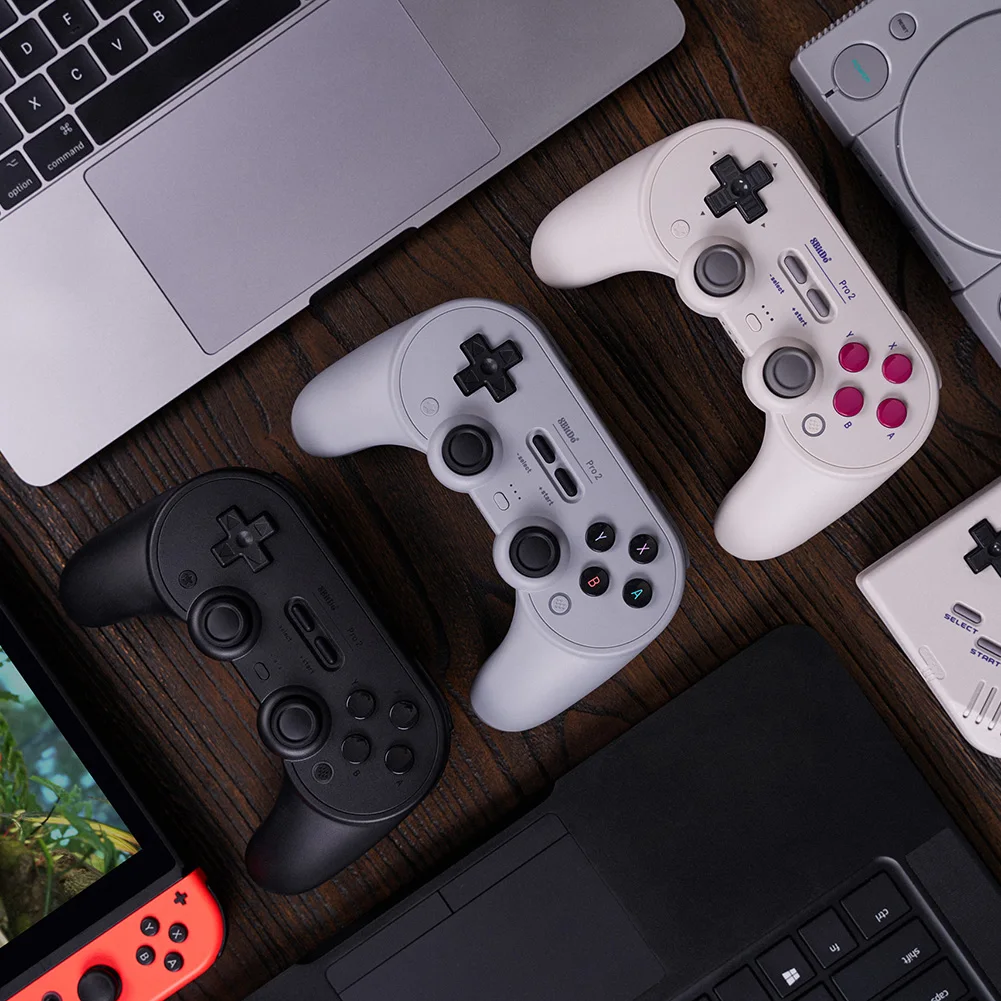 

8Bitdo SN30 PRO 2 Bluetoot4.0/USB Type-C Controller Wireless Vibration Gamepad for Switch/PC/macOS/Android/Steam & Raspberry Pi