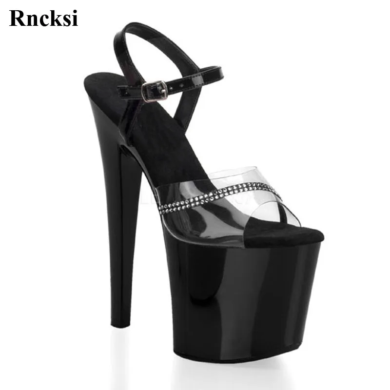 

Rncksi Women New 20cm platform sexy ultra high heels Fashion sandals 8 inch Night Dance clubbing high heels Pole Dance Shoes