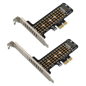 SSD M2 NVME to PCIE X1 Adapter High Baffle/High Height Baffle SSD M.2 NVME to PCI-EX1 Adapter Board Computer Converter Accessory