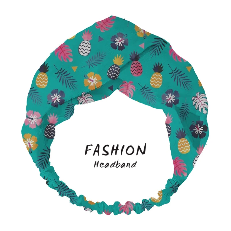 

Summer Tropical Pattern Women Bandanas Headbands Turban HairBands Head Wrap Hair Headbands for Women Hair Bands hair accesories