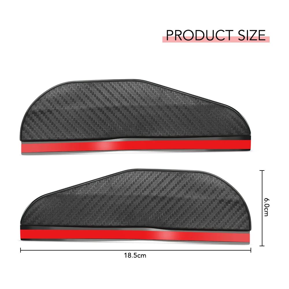 Car Accessories Carbon Fiber Look Rain Eyebrow For for geely atlas emgrand x7 ec7 citroen c4 c3 c5 berlingo picasso | Автомобили и
