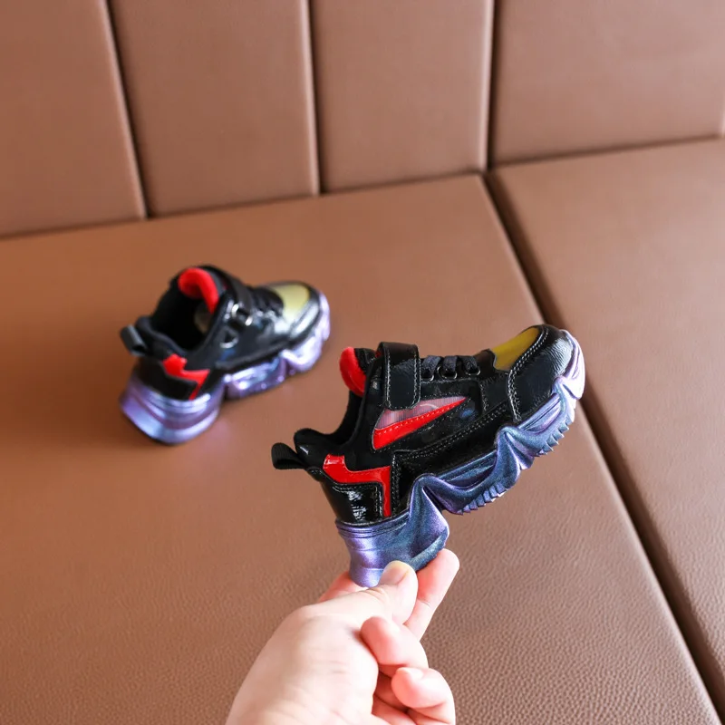 DIMI Winter Children Shoes Boys Girls Sport Shoes Short Plush Baby Sneakers Waterproof Non-slip Warm Kids Shoes Size 21-25