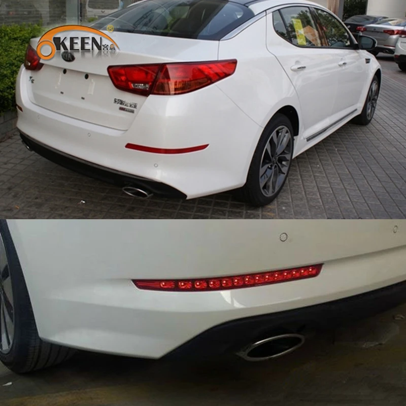 OKEEN для Kia K5 2011 2012 2013 Led задний бампер отражатель лампы автомобиля Led DRL тормозной задний светильник дневной ходовой светильник