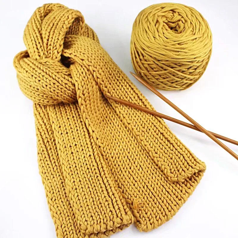 20 шт. хлопчатобумажных ниток для творчества толстый вязаный крючком шарф оптовая