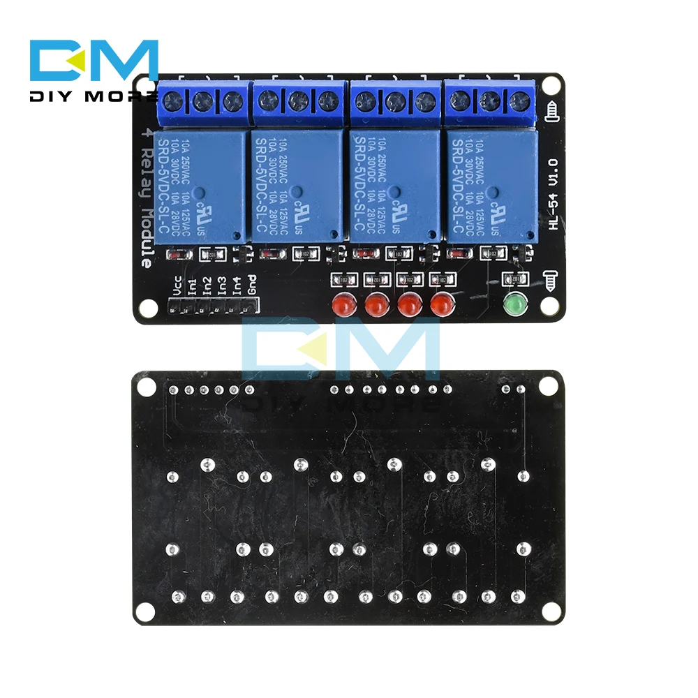 Релейный модуль 5 в 4 канала для PIC AVR DSP ARM MSP430 Arduino Smart Electronic Канальный Модуль
