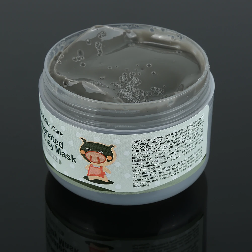 1pcs little Pig Pigskin Collagen Nourishing Mask Bioaqua Skin Care Sleep Treatment Whitening Bubble Carbonate Mud |