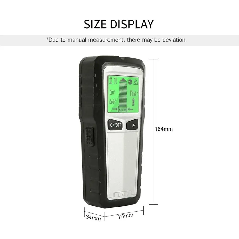 

Wall Detector LCD Display 5 in 1 Electronic Center Finder Wall Detector LCD Display 5 in 1 Electronic Center Finder
