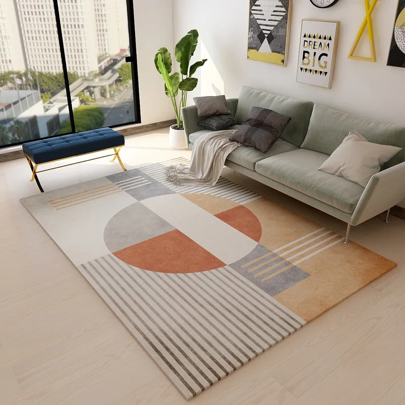 

Modern minimalist carpet living room coffee table blanket sofa wind bedroom household floor mats Nordic bedside blanket