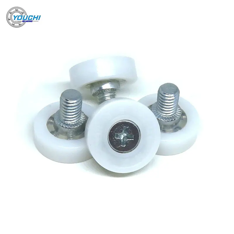 5 шт. OD 19 мм ролики для выдвижных ящиков шкивы душевой кабины с винтом M6 19x6x |