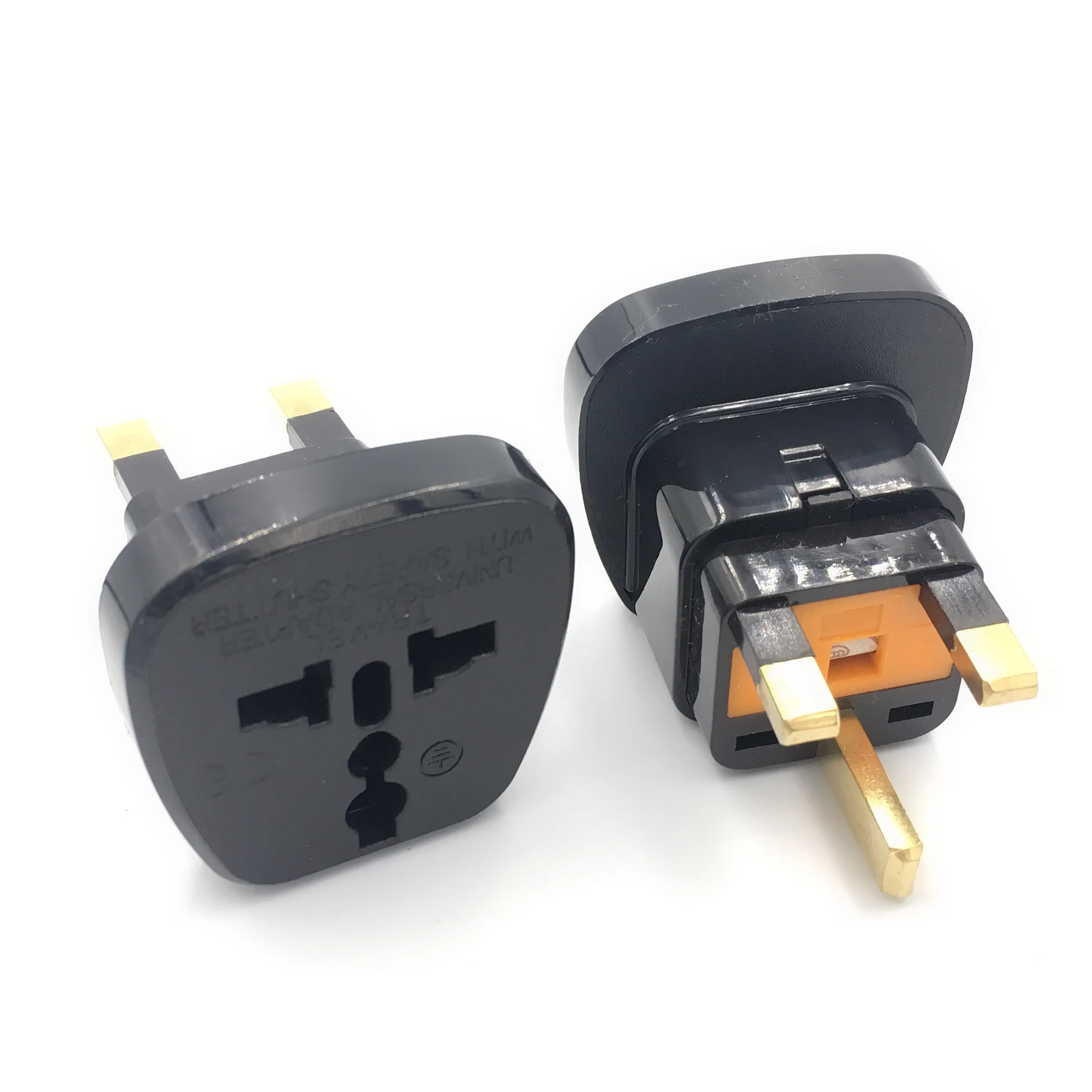 Universal CE copper 13A india HK AU US EU to UK travel adapter fuse plug for Hong Kong Singapore Malaysia United Kingdom charger |
