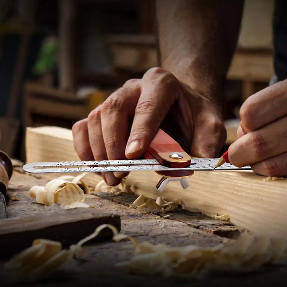 

Stainless steel activities square 280mm/350mm woodworking angle ruler combination square protractor length measurement tools